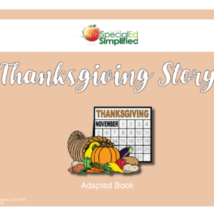 Adapted Book-Thanksgiving Story