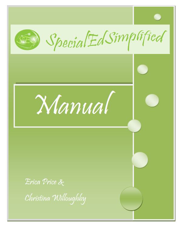 About SpecialEdSimplified Manual