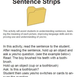 Sentence Strips